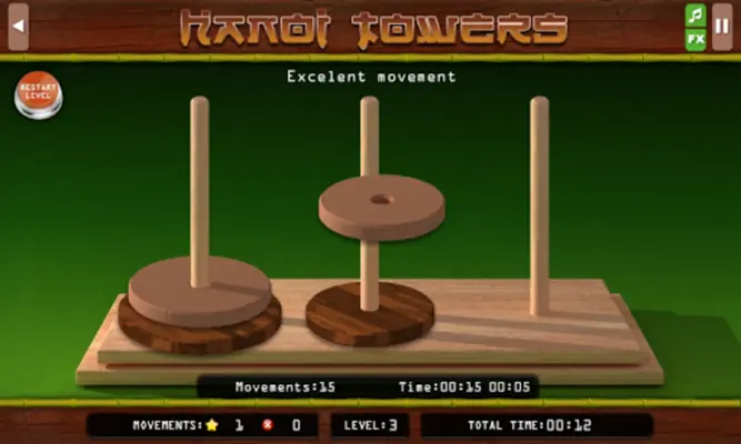 The Hanoi Towers Lite android App screenshot 13