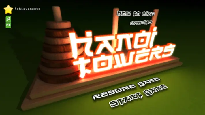 The Hanoi Towers Lite android App screenshot 1