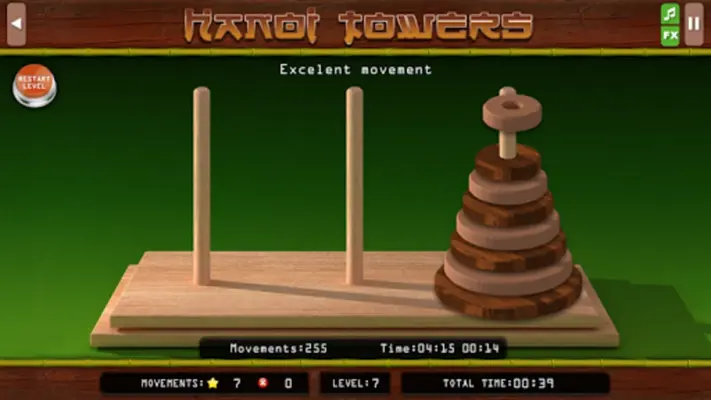 The Hanoi Towers Lite android App screenshot 4